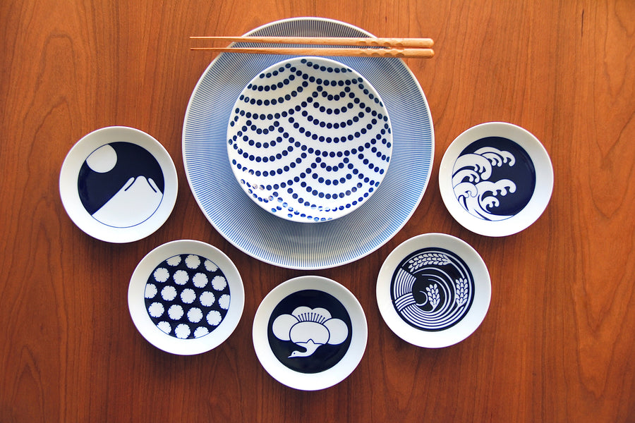 Kihara Mamezara Five Seasons Plates